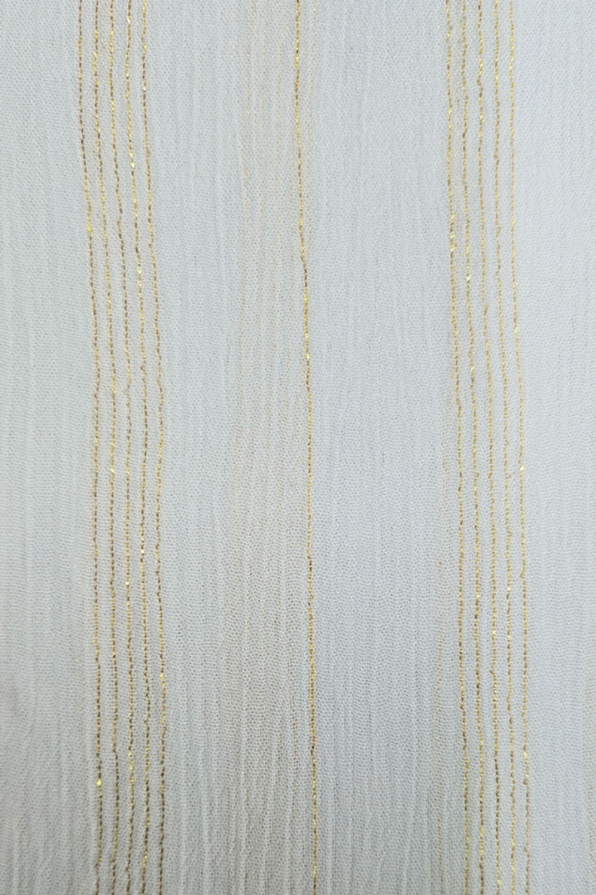 Πουκαμίσα V Rayon χρυσή ρίγα lurex λευκή