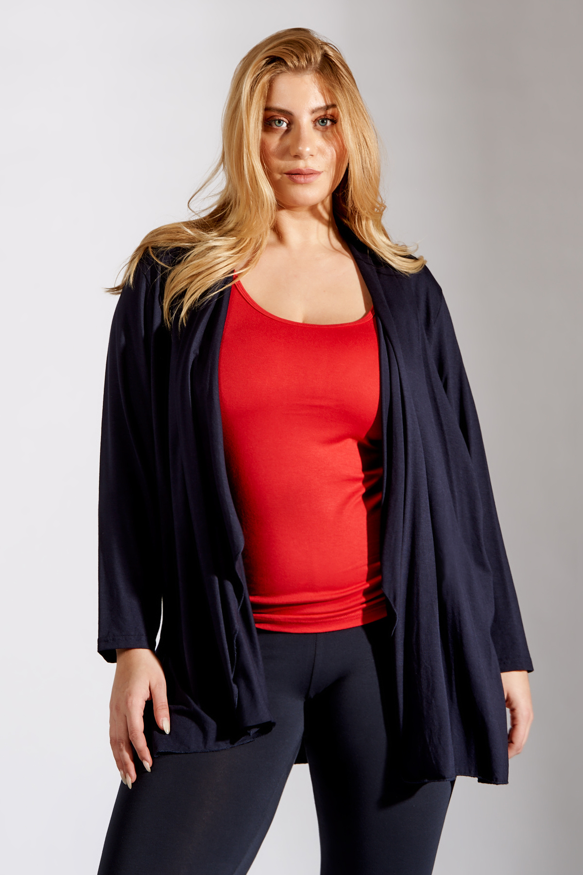 Ζακέτα viscose ελαστική μπλε Ζακέτα viscose ελαστική μπλε