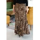 Φούστα μάξι οχτώ φύλλα κλος λεοπάρ ανοιχτό Φούστα μάξι οχτώ φύλλα κλος λεοπάρ ανοιχτό