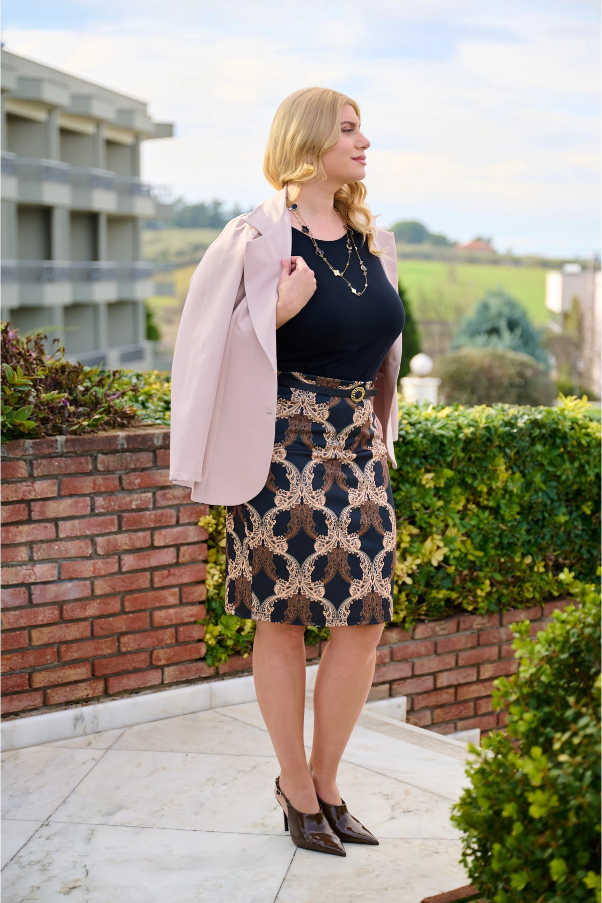 Πένσιλ Φούστα  punto εμπριμέ