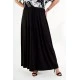 Μάξι Φούστα σε ελαστική viscose μαύρη Μάξι Φούστα σε ελαστική viscose μαύρη
