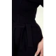 Φόρεμα μάξι κόμπος ελαστική viscose βιολετί 