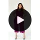 Ζιπ παντελόνα 3/4 viscose σε βιολετί Ζιπ παντελόνα 3/4 viscose σε βιολετί