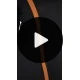 Μπλούζα πλεκτή με κομποζέ ρίγα μανίκι και μπροστά μαύρη