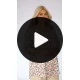 Πουκαμίσα V viscose φλοράλ καφέ Πουκαμίσα V viscose φλοράλ καφέ