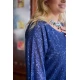 Μπλούζα παγιέτα μακρύ μανίκι μπλε