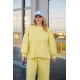 Μπλούζα φόρμας μακρύ μανίκι κίτρινη