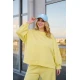 Μπλούζα φόρμας μακρύ μανίκι κίτρινη