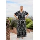 Μπλούζα resort rayon V ραπόρτο μαύρη