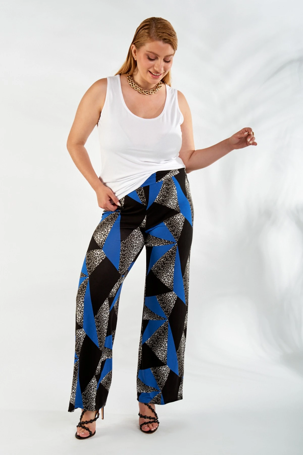 Mπλούζα viscose αμάνικη  άσπρη