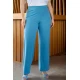 Παντελόνα κρεπ γαλάζια
