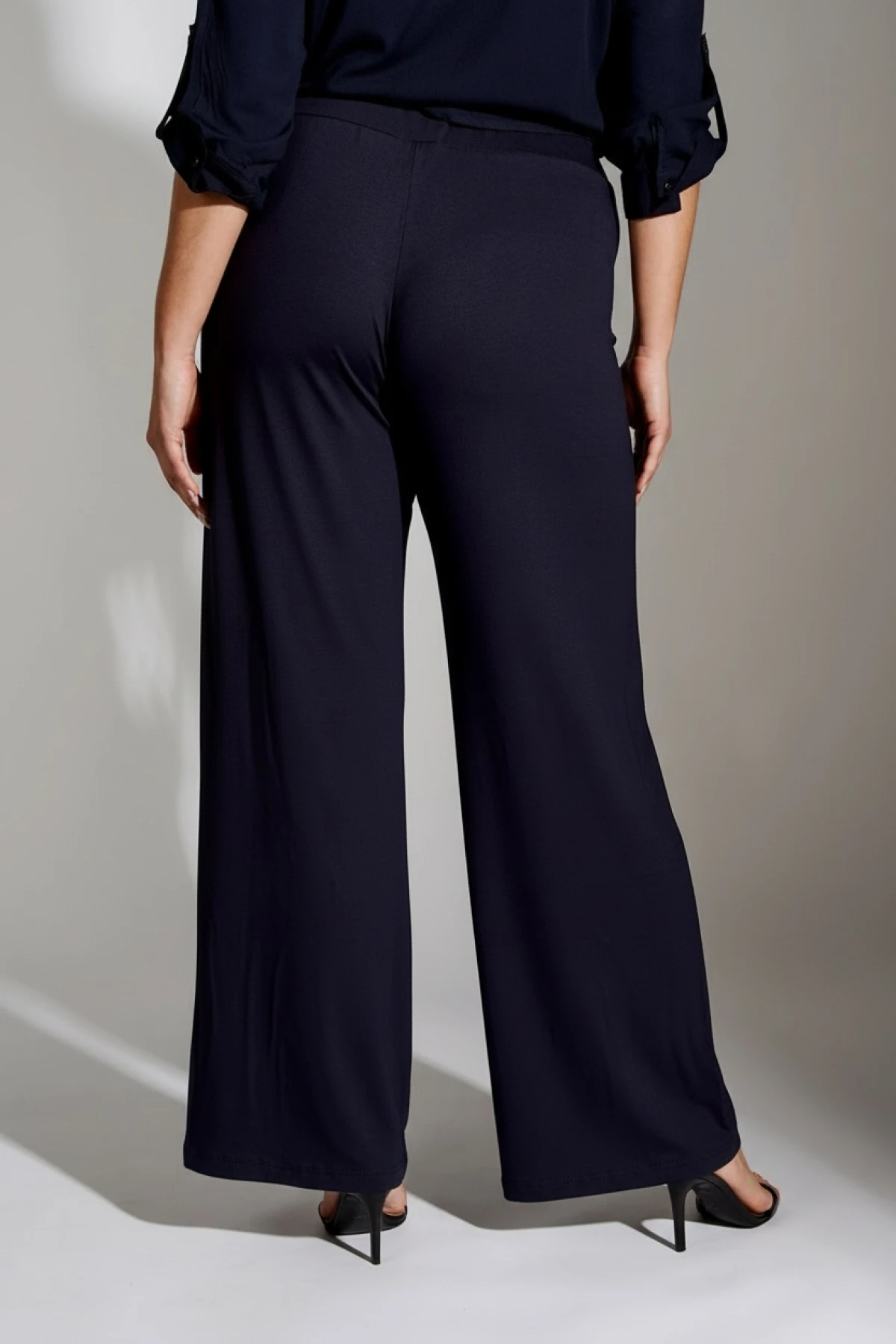 Παντελόνα viscose μπλε σκούρο