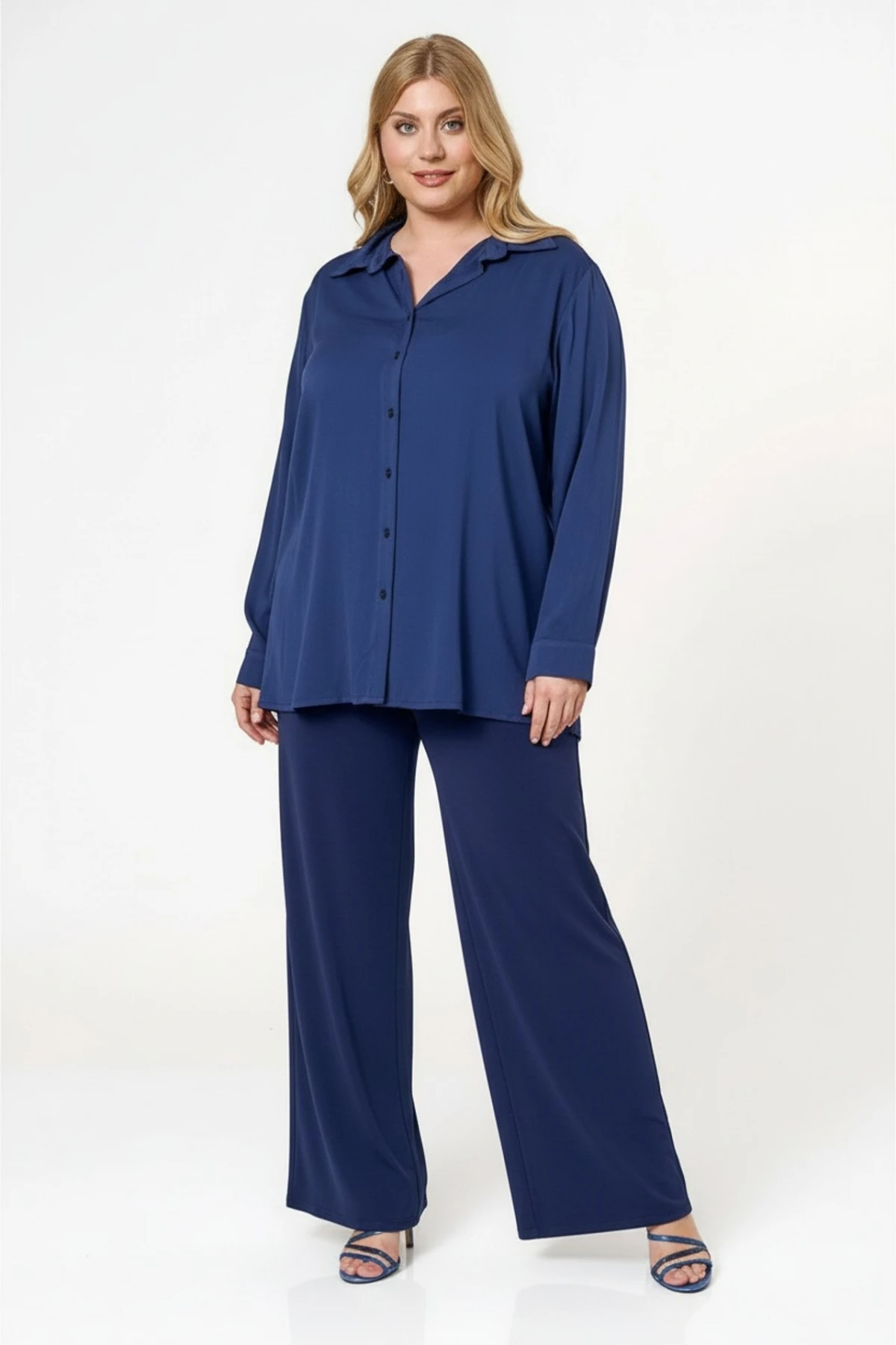 Παντελόνα jersey μπλε