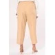 Παντελόνι look λινό μπεζ Παντελόνι look λινό μπεζ