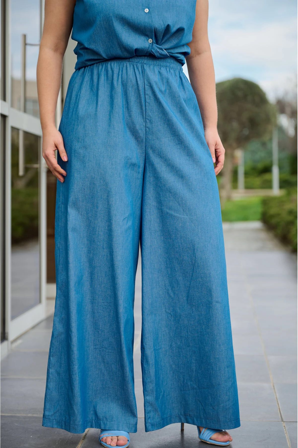 Παντελόνα Τζιν φαρδιά