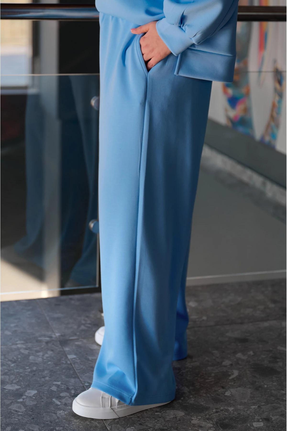 Παντελόνι φόρμας γαλάζιο