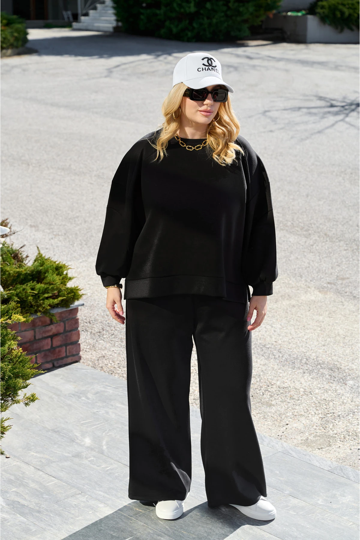 Παντελόνι φόρμας μαύρο