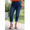 Jean παντελόνι ελαστικό mom fit γδαρσίματα μπλε