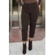 Jean παντελόνι ελαστικό mom fit λεοπάρ καφέ