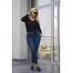 Jean παντελόνι ελαστικό slim fit μπλε