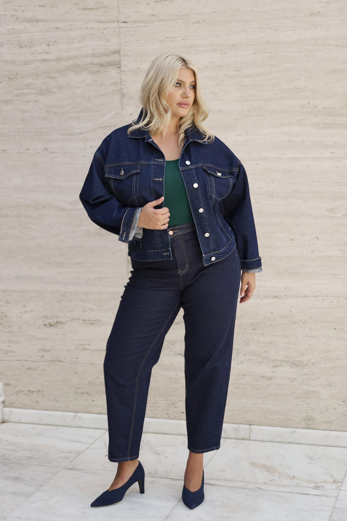 Jean παντελόνι ελαστικό barel denim