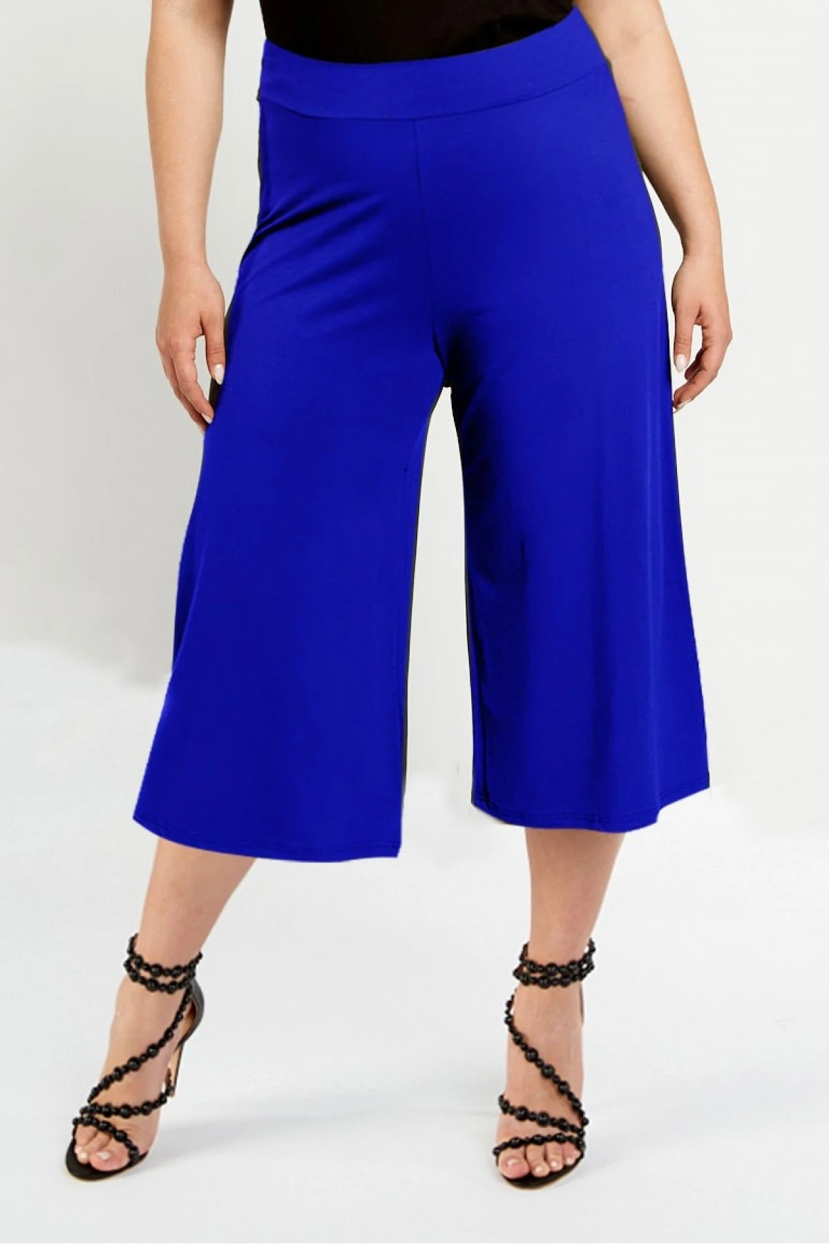 Ζιπ παντελόνα 3/4 viscose σε ρουά