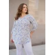 Πουκαμίσα V viscose λαχούρ γαλάζια Πουκαμίσα V viscose λαχούρ γαλάζια