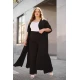  Κιμονό μάξι viscose μαύρο