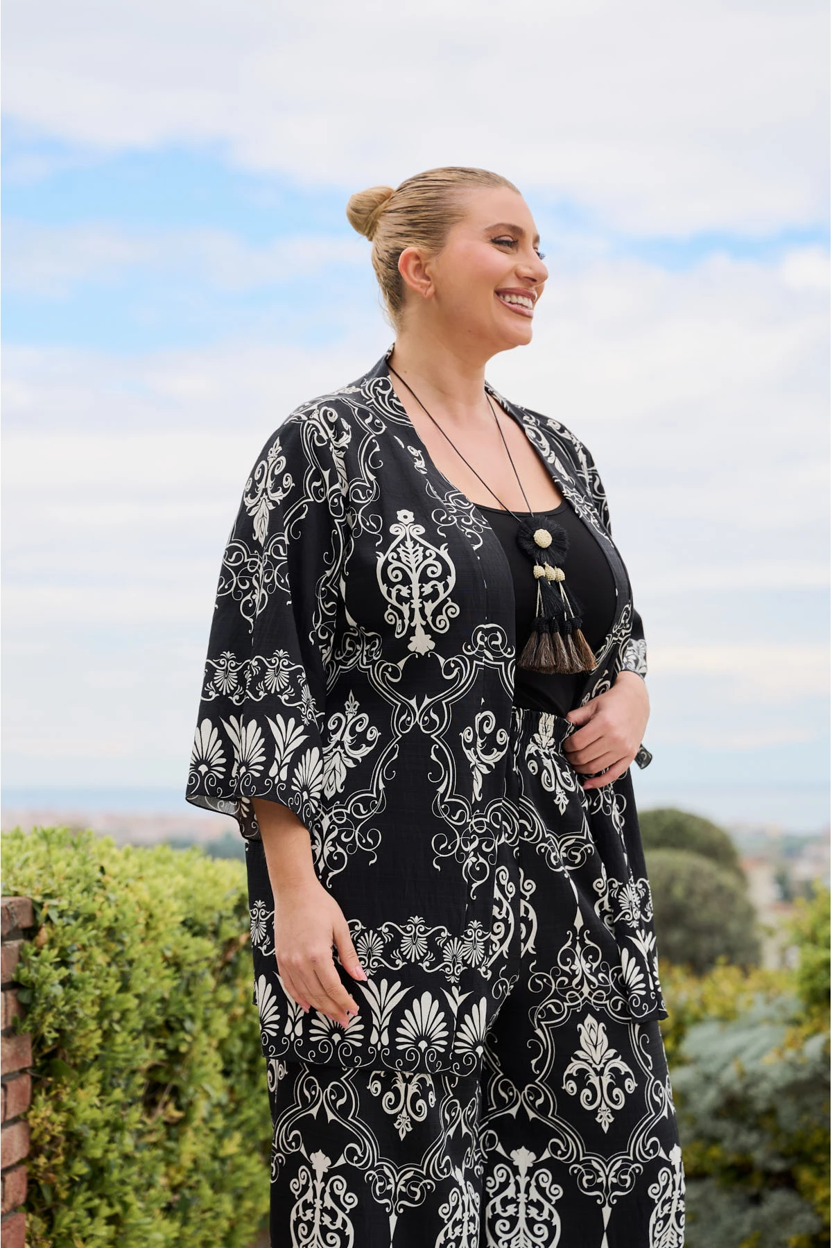  Κιμονό resort rayon ραπόρτο